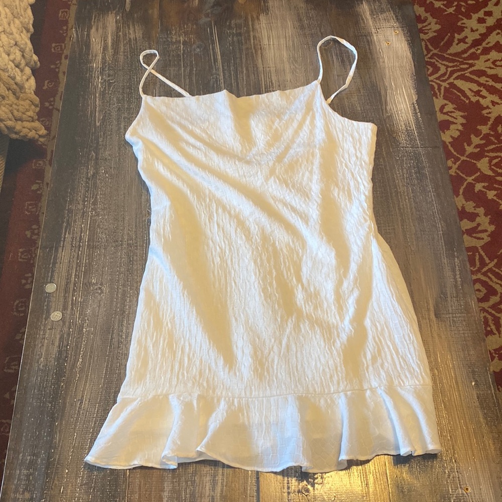 White colored size xl  sundress short Live to be spoiled brand